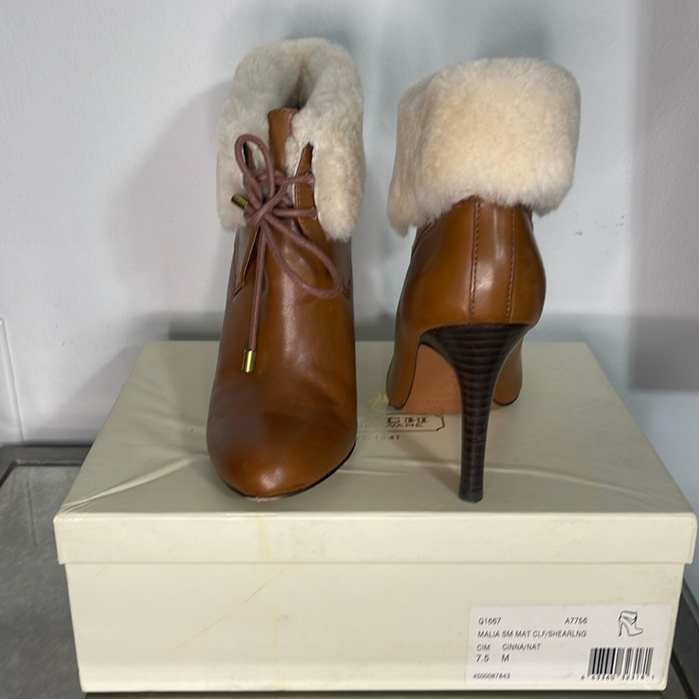 Coach heel boots